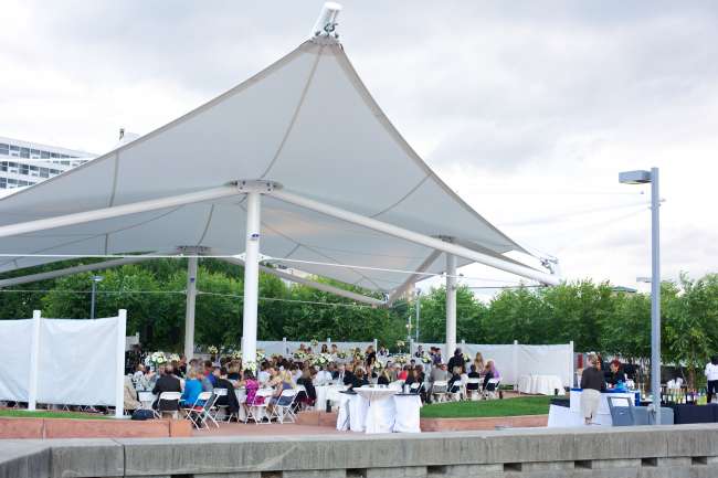 Reception on the Island at the Century Center