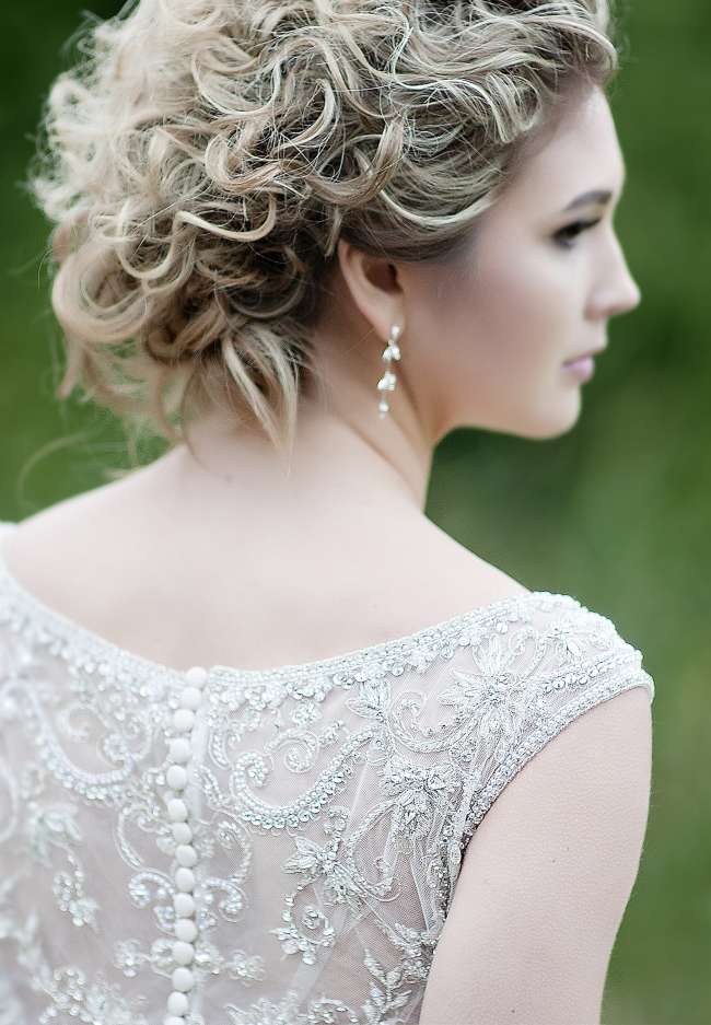 Sophisticated, Beaded Scoop-Neck Gown