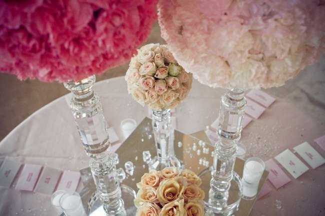 Floral orb centerpiece