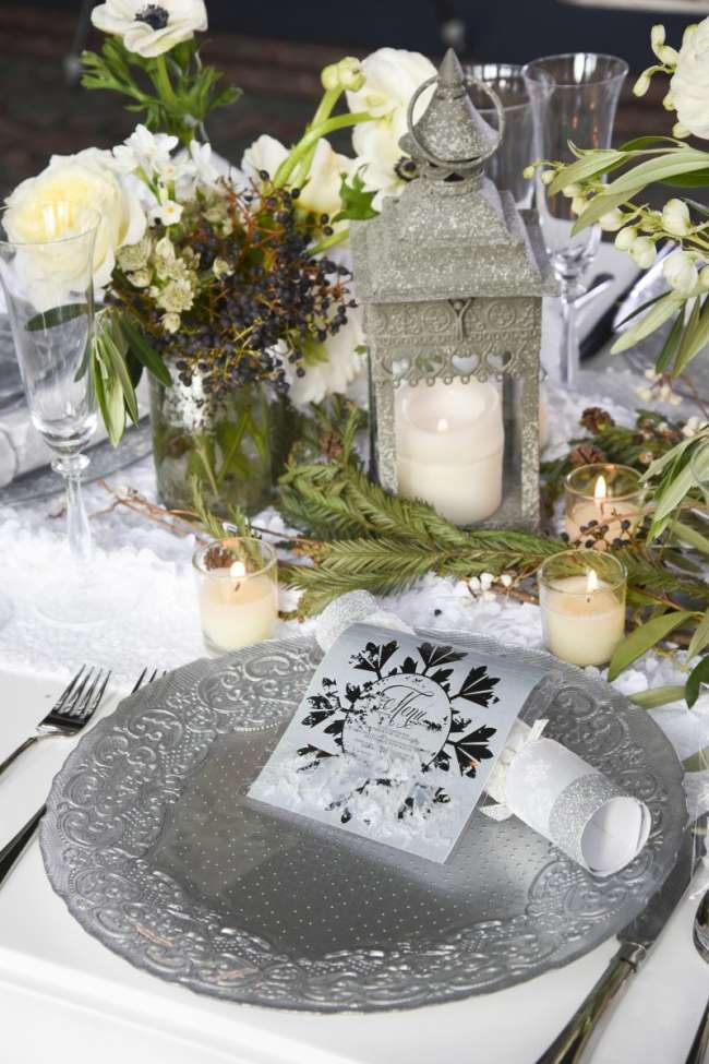 Winter Tablescape