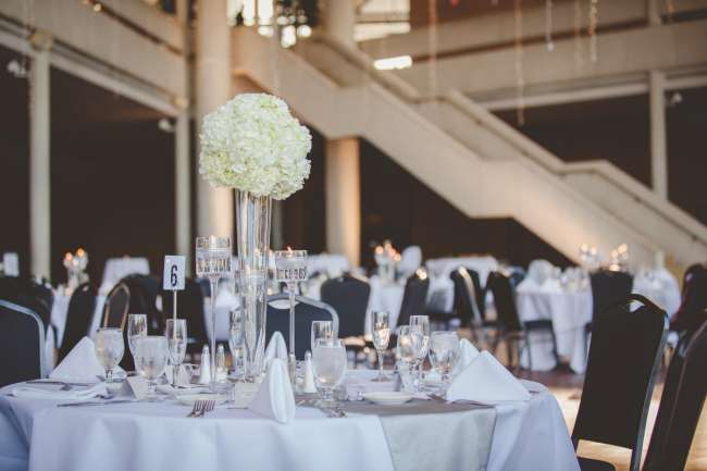 Classic, Clean Reception Decor
