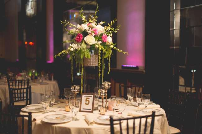 Tall, Glamorous Centerpiece