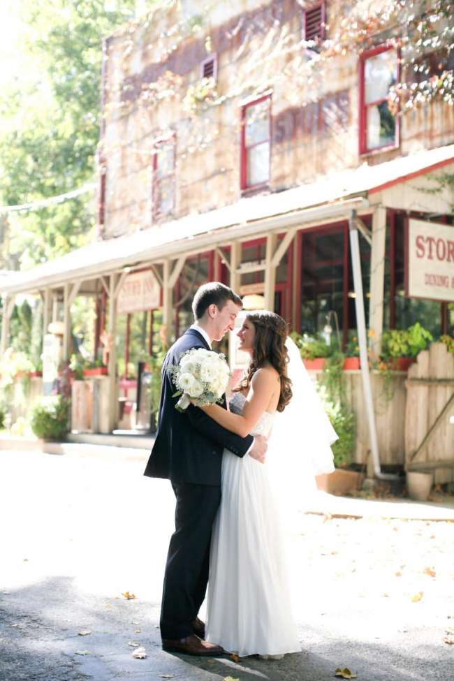 Bride & Groom at Story Inn