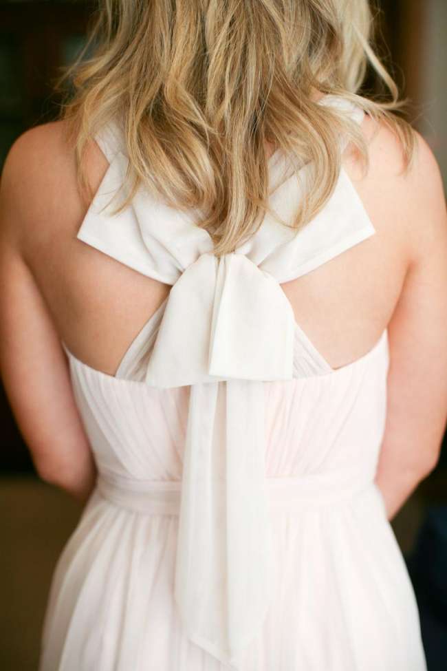Chiffon Bridesmaid Dress Detail