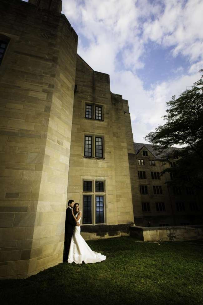 Bride & Groom at Indiana Memorial Union