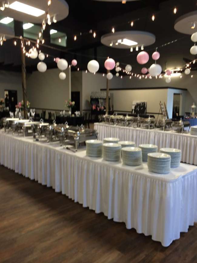 buffet set up