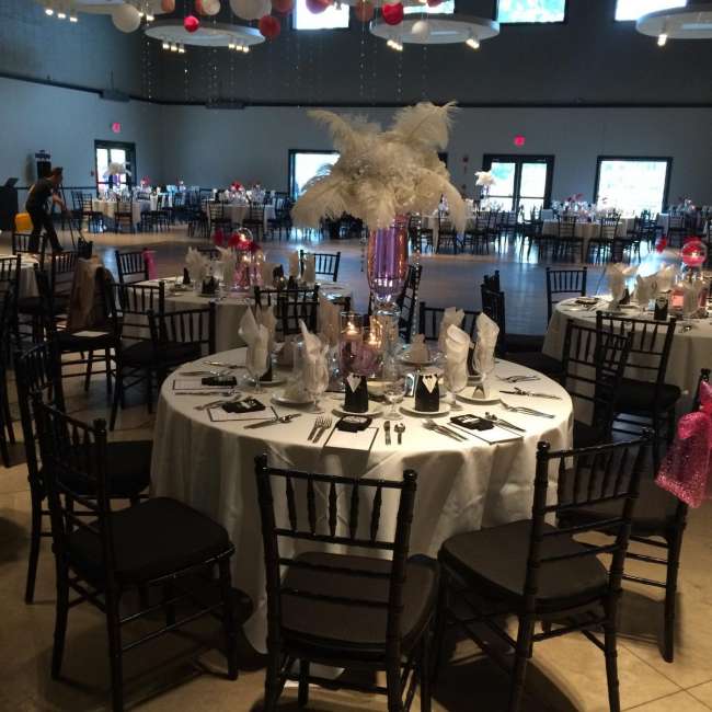 pretty wedding reception
